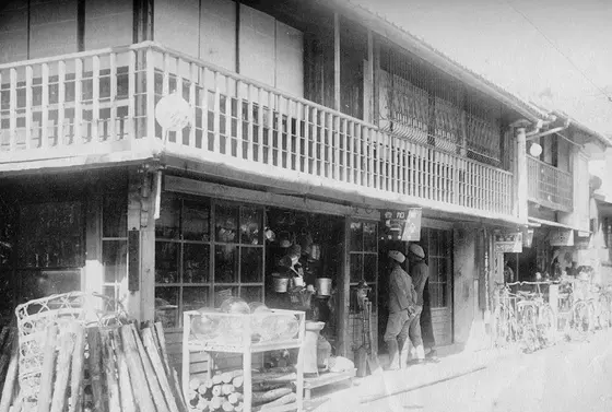 昭和時代の杉村金物店