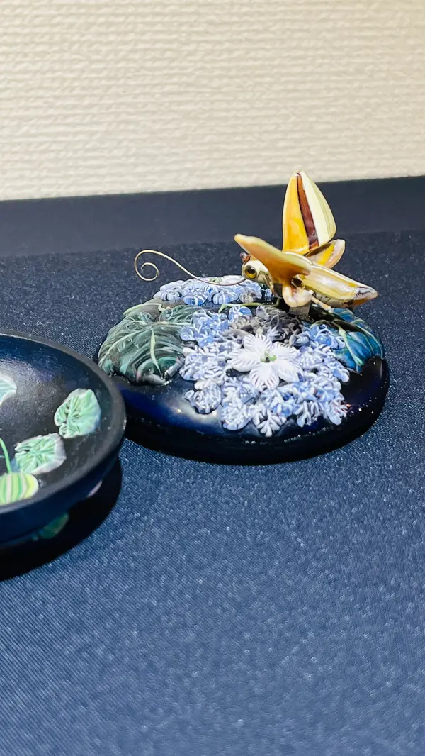 硝子の小物入れ