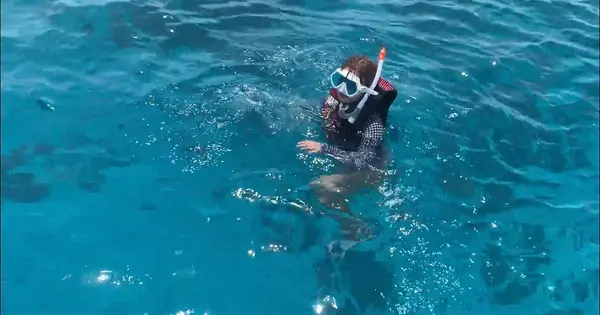 綺麗な海だから気持ちいい〜💗