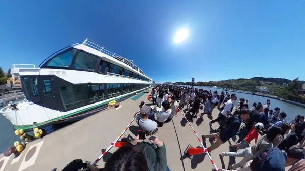 松島湾周遊船(360°写真)
