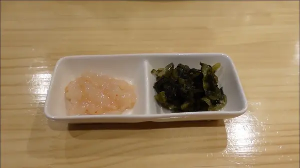 イカ明太と広島菜のピクルス