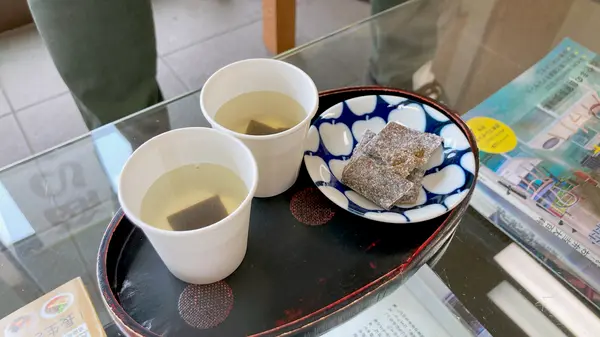 こんぶ茶いただきました