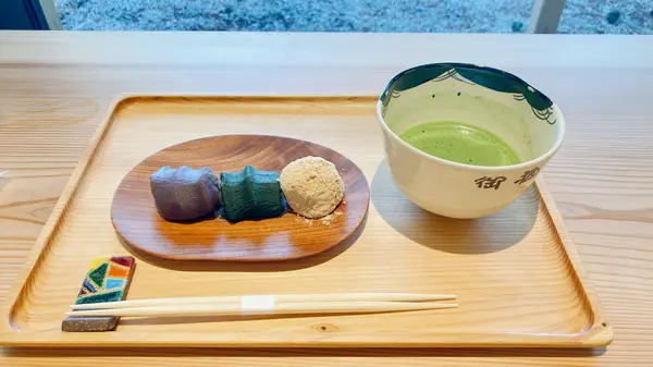 「おすすめ3種盛り(お抹茶つき)」