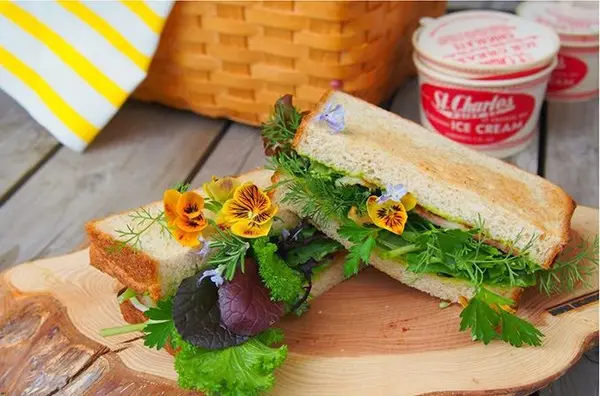 お花のサンドイッチgarten