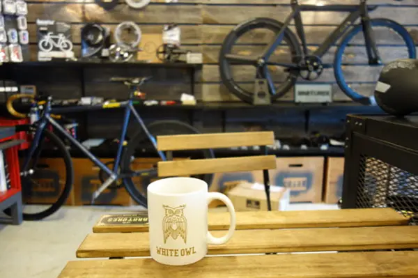 コーヒー飲みがら自転車談義