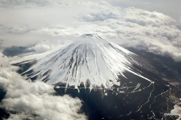 冬（２月）の富士山