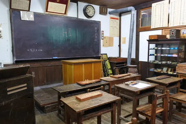 昔の教室ですね