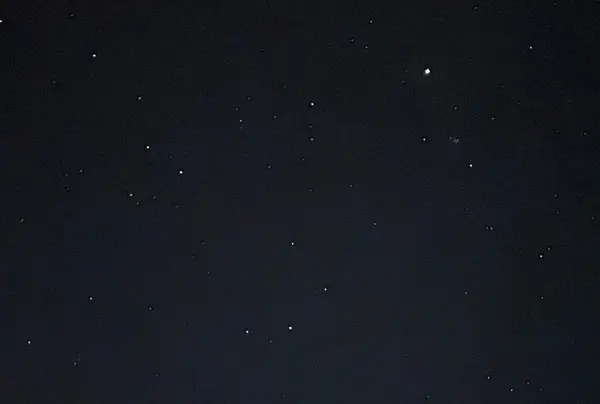 露天風呂に入りながら見える星空