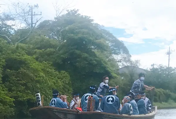 水郷潮来あやめ園ろ舟乗り場の写真・動画_image_436222
