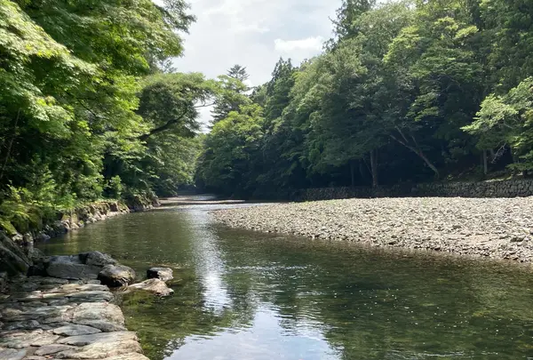 五十鈴川の御手洗場