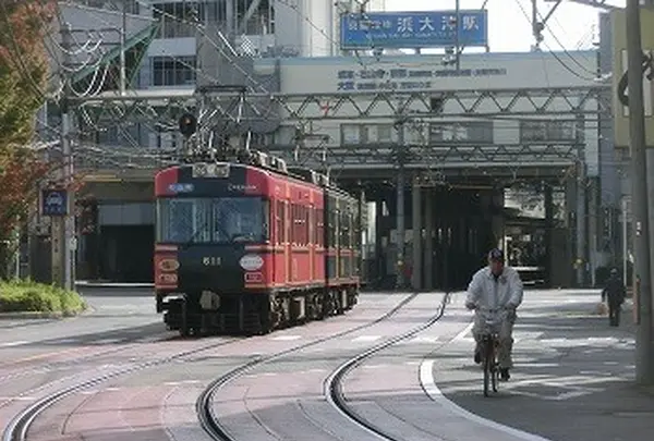 京阪電鉄「浜大津駅」