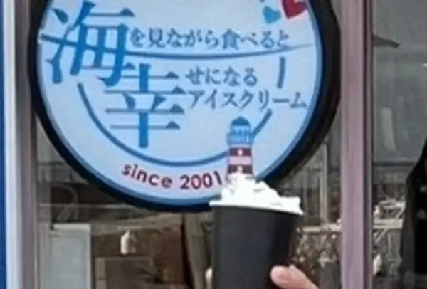 海を見ながら食べると幸せになるアイスクリーム