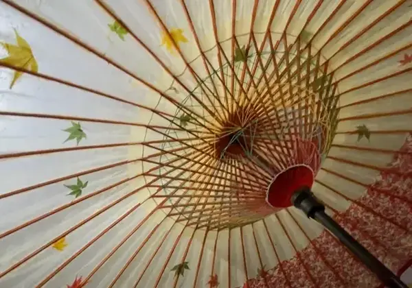 紅葉柄の和傘