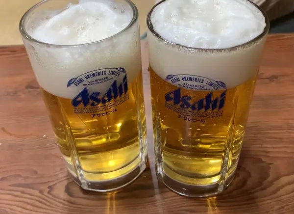 生ビール(¥550)