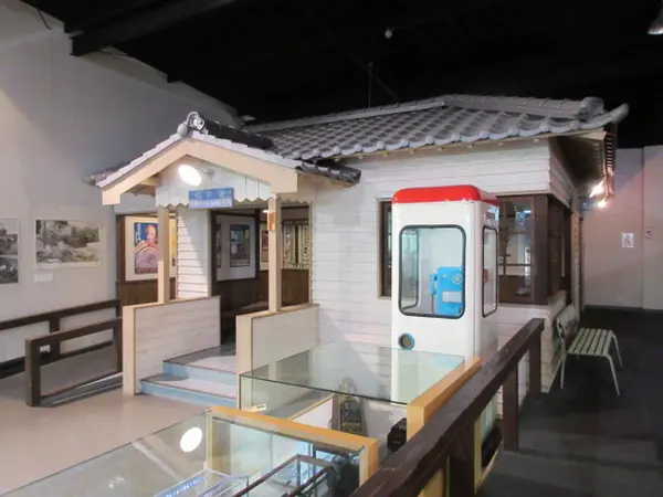 昭和３０年代の旧駅舎が再現