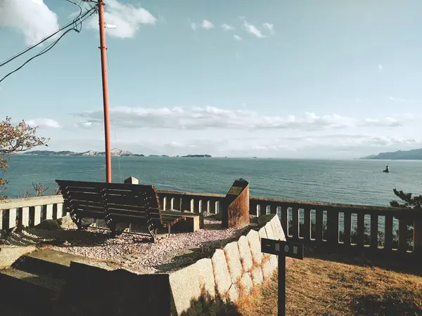 境内にある絶景スポット「一望の席」
