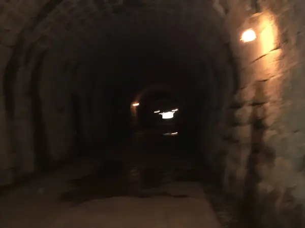 トンネル内も漆黒と静寂の世界