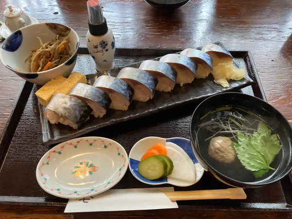 極上鯖寿司定食