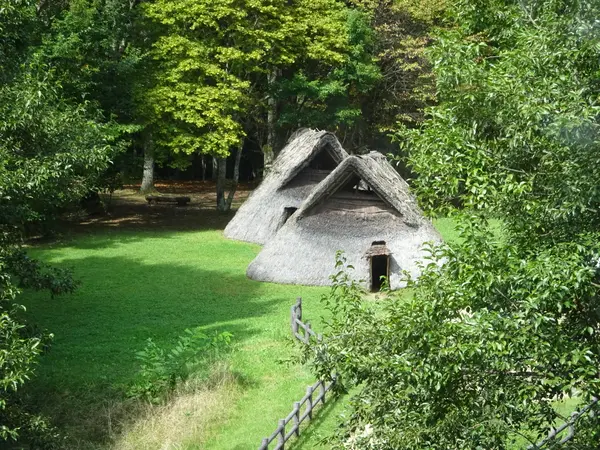 竪穴式住居　復元