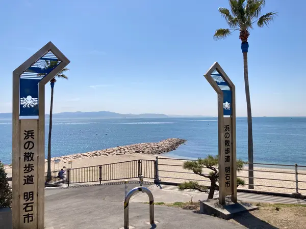 浜の散歩道