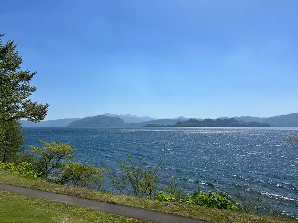 中庭に出てお散歩🚶