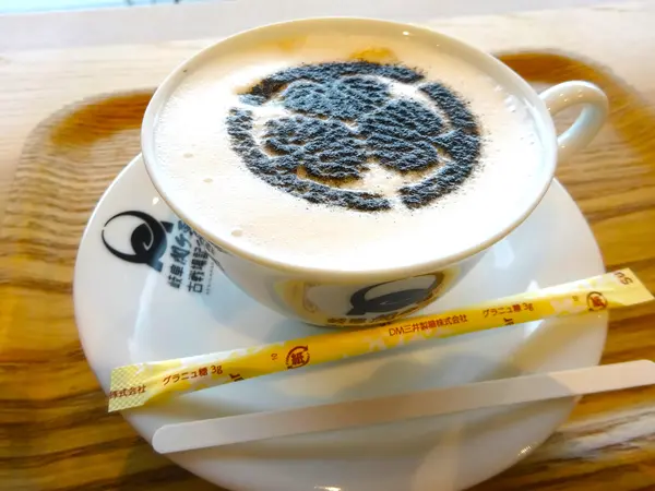 戦国武将カフェラテ