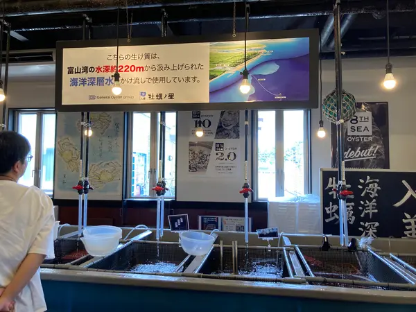 産地ごとに分けられて深層水でキレイになります✨