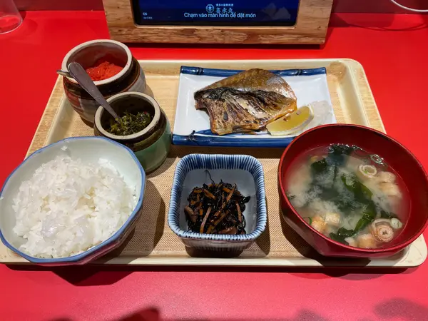 塩サバ定食