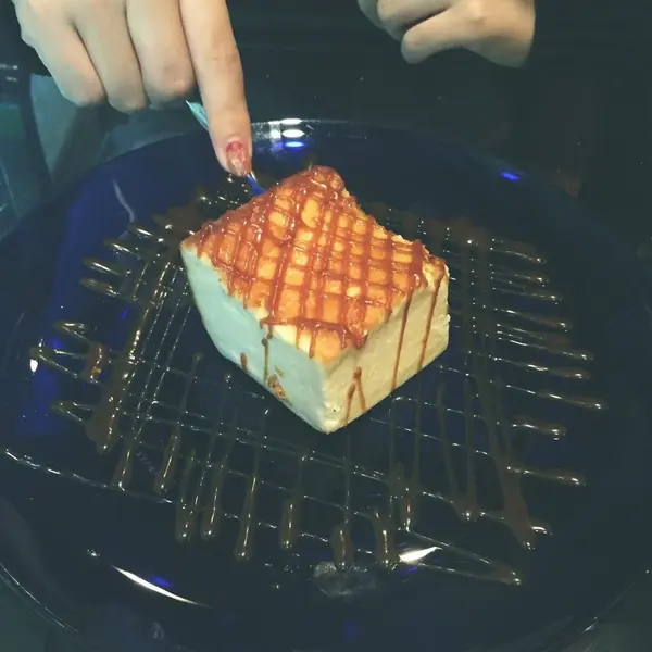 焦がしキャラメルの濃厚チーズケーキ