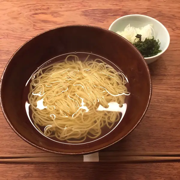 ⚫︎澄まし麺(ハーフ)¥500