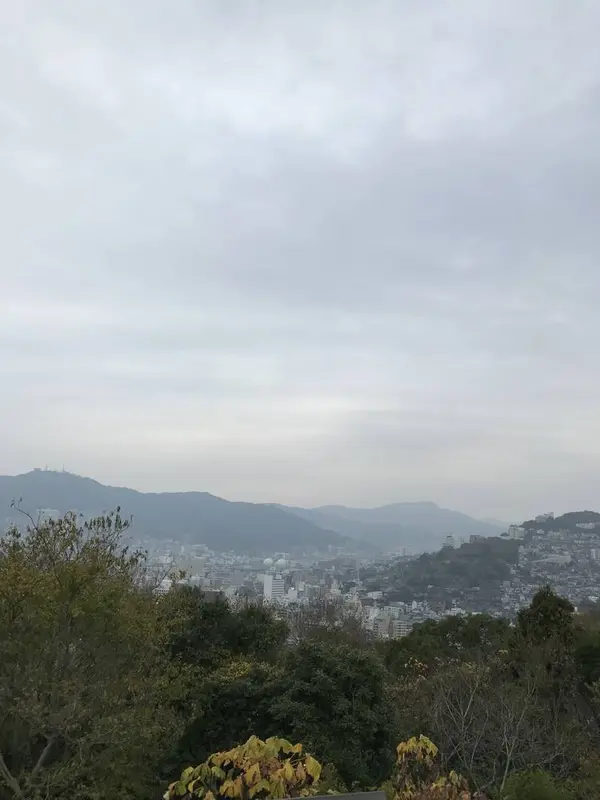 展望台から眺める長崎の町