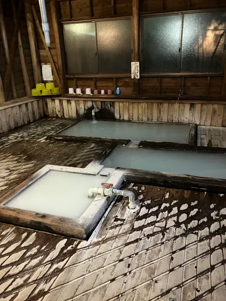 この白濁の硫黄泉