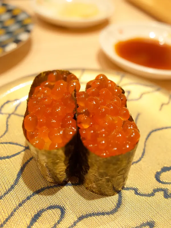 いくらが美味しい