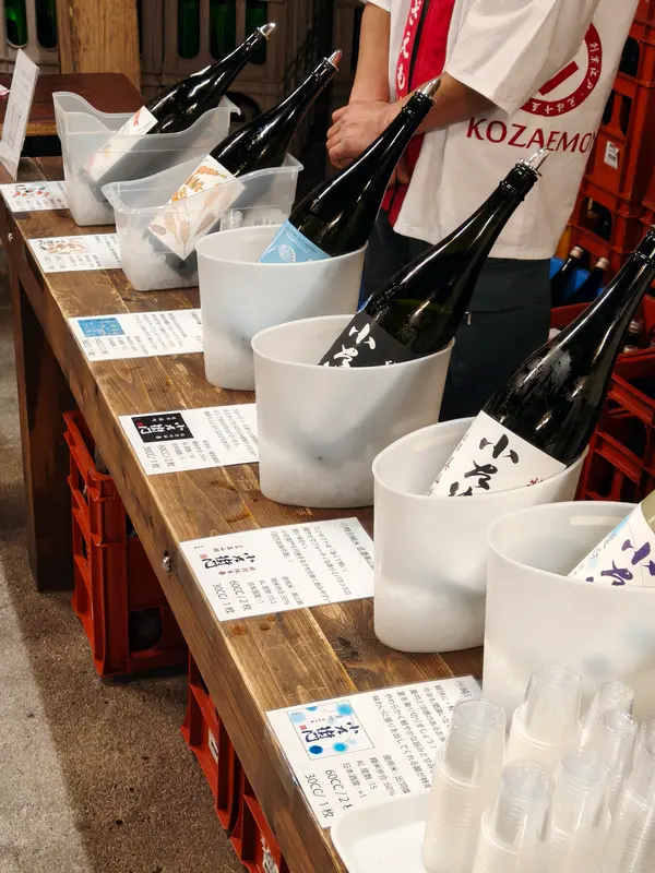 ズラリ並ぶ試飲ブース