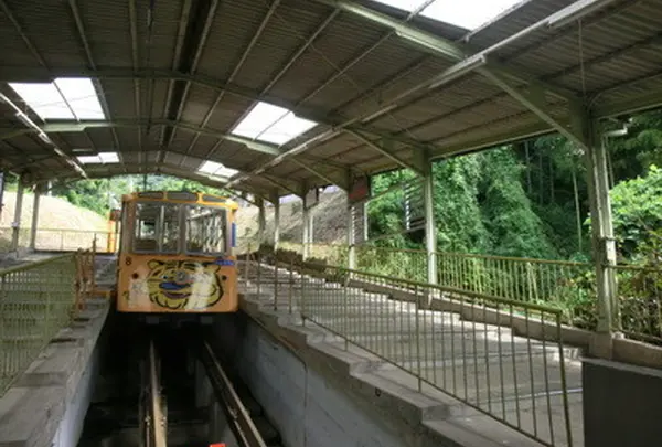 近鉄西信貴鋼索線高安山駅