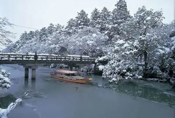 冬の堀川遊覧船