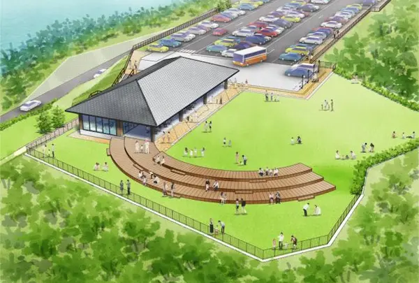 鳴門岬駐車場「うずまちテラス」