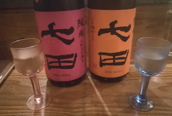 日本酒呑み比べ