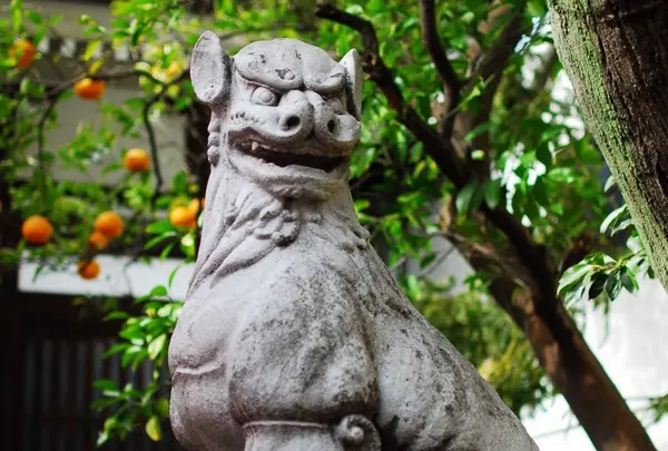 鳥越神社の狛犬さん