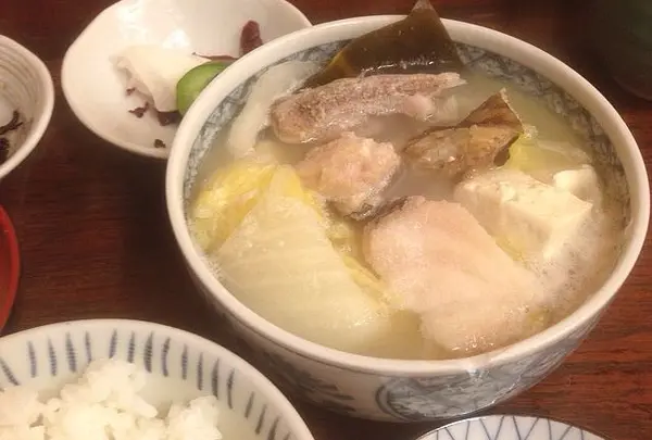 タラ豆腐 定食 ¥1750 (冬季限定)