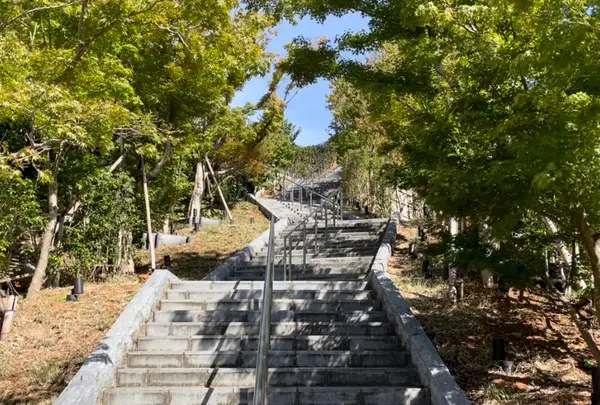 長門湯本温泉 紅葉の階段