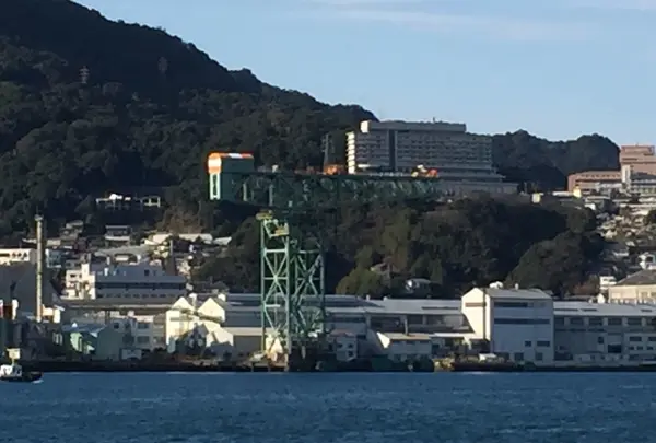 【船から】三菱長崎造船所ジャイアント・カンチレバークレーン