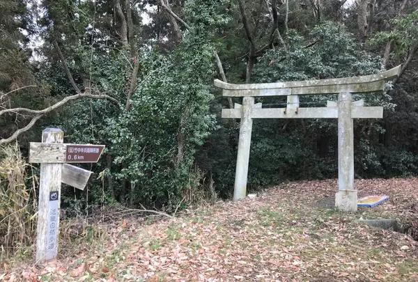 竹中半兵衛陣所跡への入口