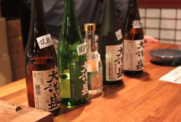 5種類もの日本酒を試飲できる！