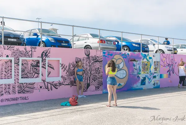 Bondi Beach Graffiti Wallの写真・動画_image_980761