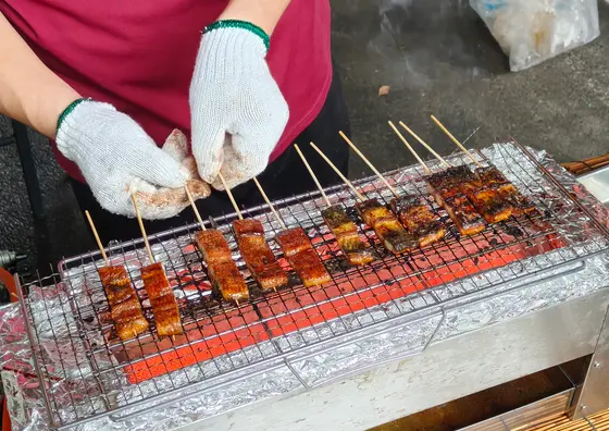 国内一色産の鰻串
