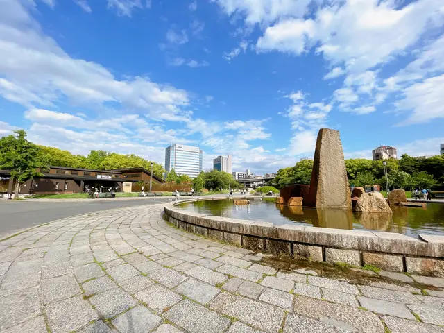 大阪城公園 噴水広場