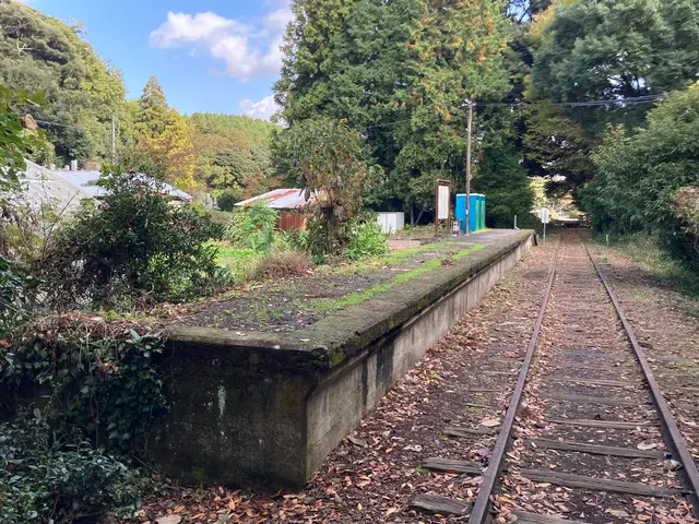 旧国鉄 倉吉線 泰久寺駅跡