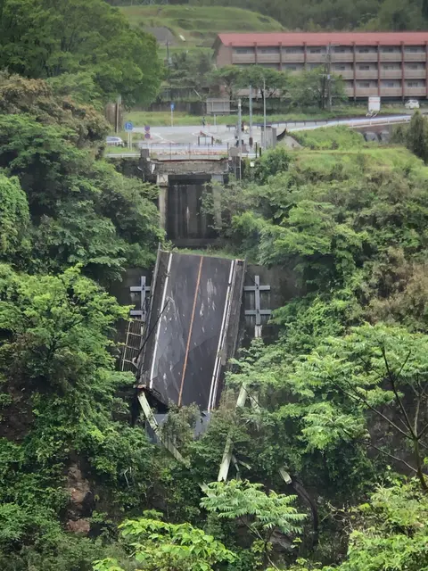 南阿蘇村震災遺構 数鹿流崩れ跡