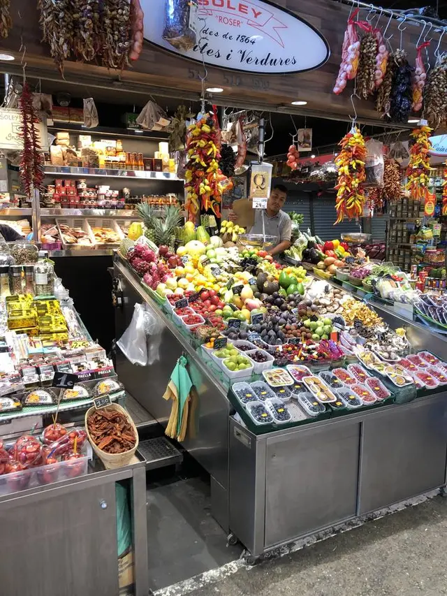 ボケリア市場（La Boqueria Mercat / Boqueria Market Barcelona）